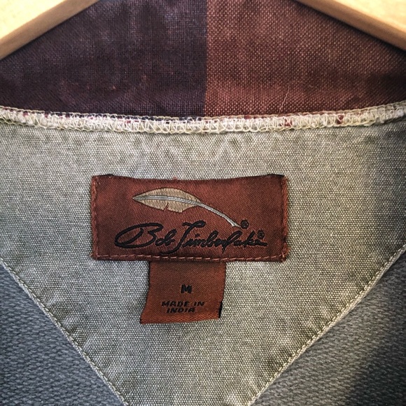 Vintage Bob Timberlake Men’s Sweatshirt - L - faded look green - made in India - Picture 7 of 13